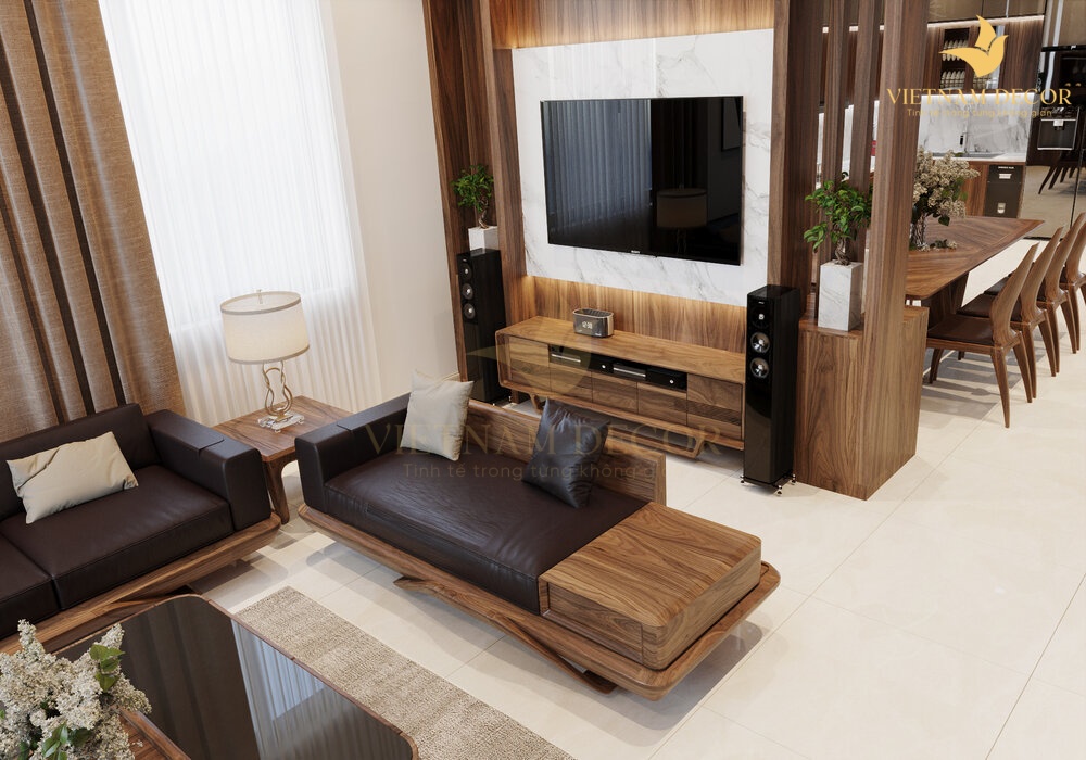 thiết kế nội thất phòng khách chung cư