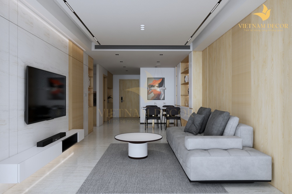 thiết kế nội thất căn hộ chung cư 65m2