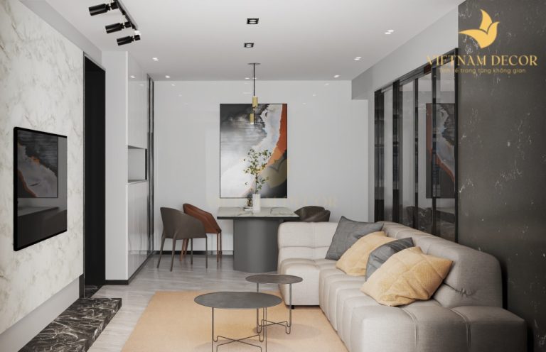 6+ Mẫu thiết kế nội thất chung cư 55m2 đẹp - tối ưu diện tích