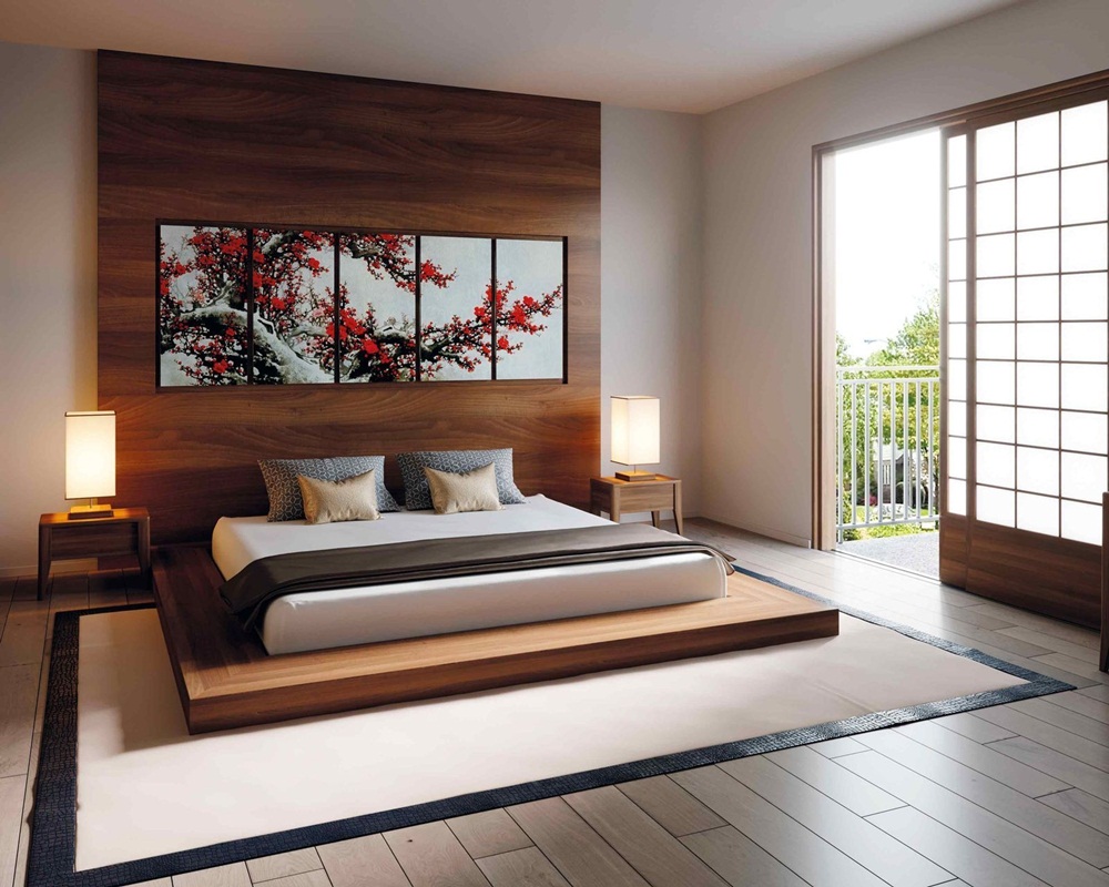 nội thất phòng ngủ gỗ tự nhiên