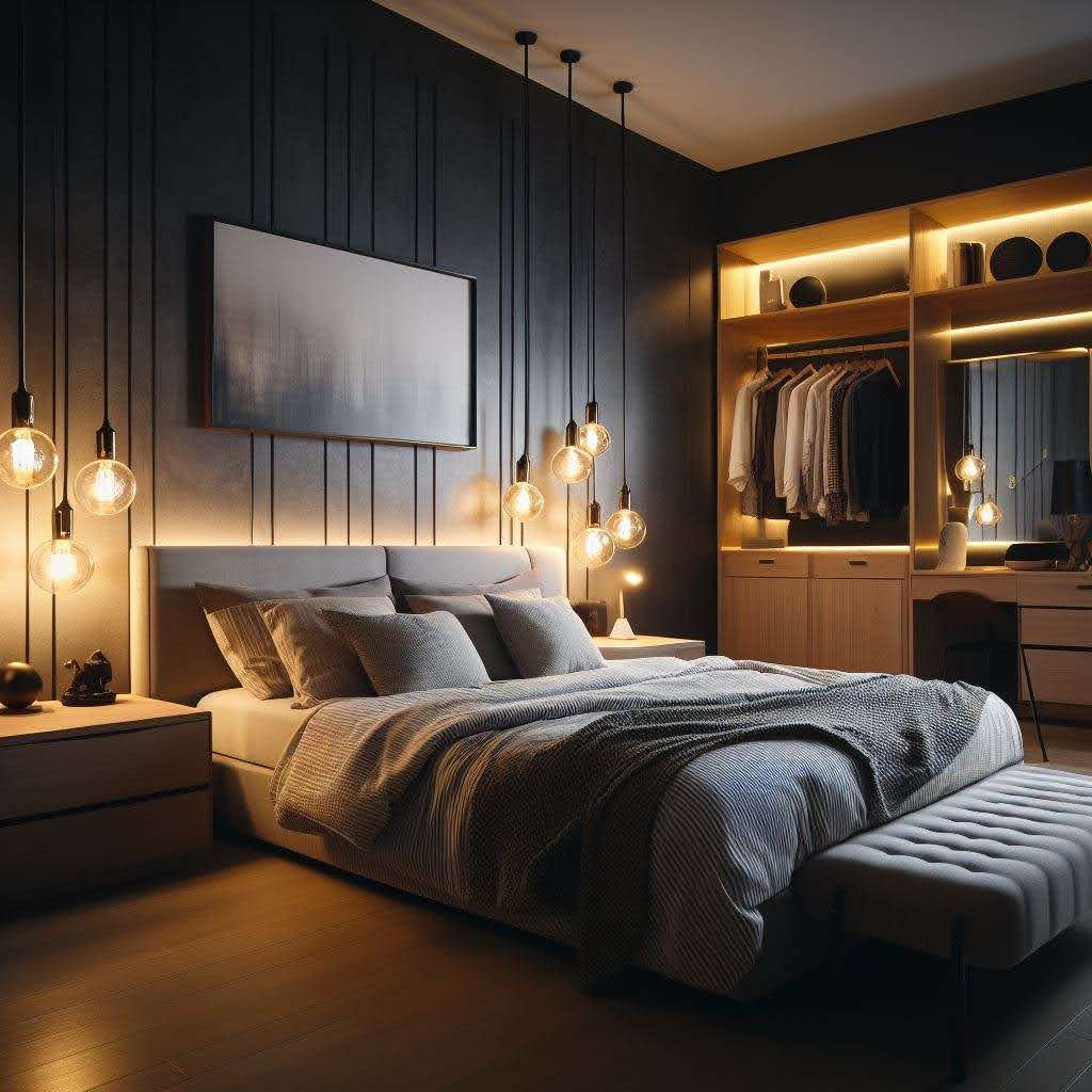 phòng ngủ nam hiện đại