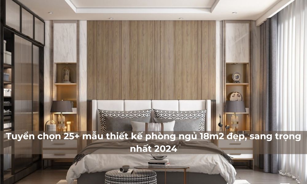 thiết kế phòng ngủ 18m2