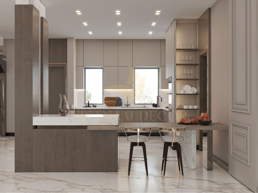 phong cách nội thất hiện đại tối giản