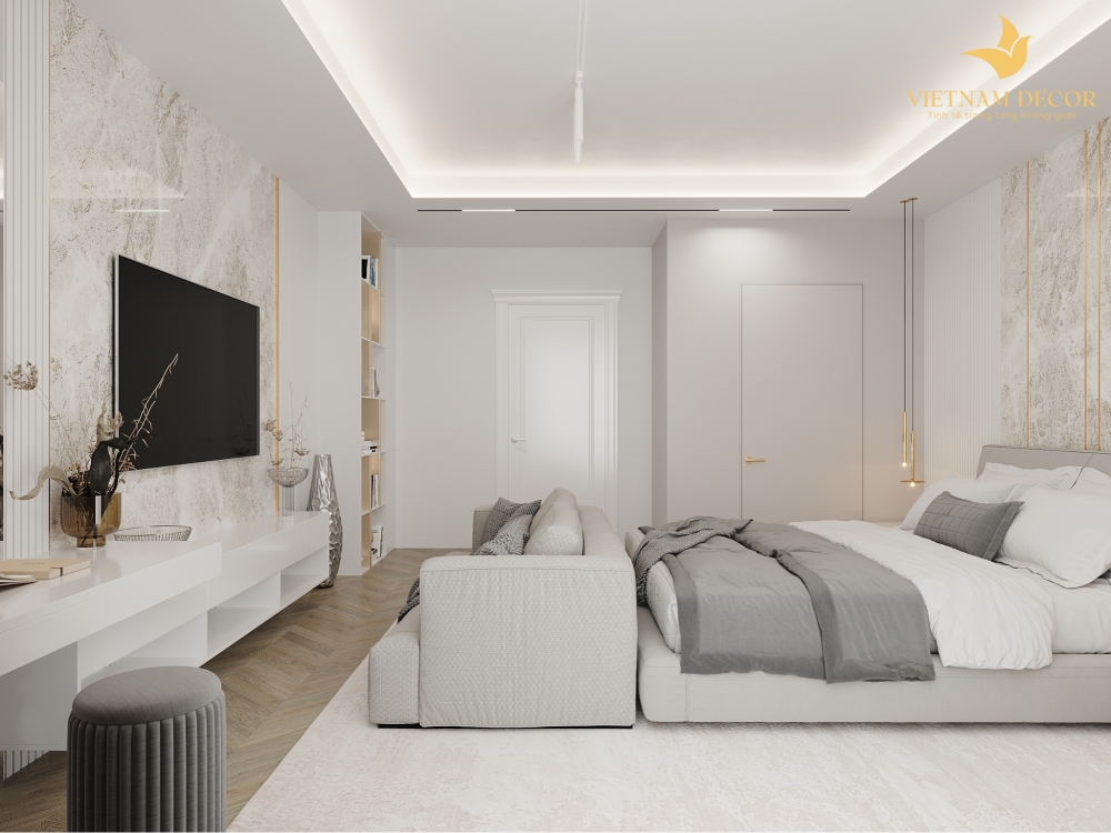 thiết kế phòng ngủ nhỏ đẹp cho nữ