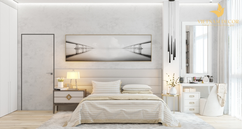 thiết kế phòng ngủ nhỏ đẹp cho nữ