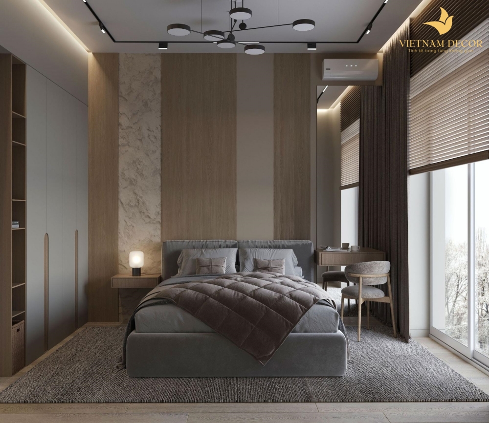 phòng ngủ đẹp hiện đại cho nữ