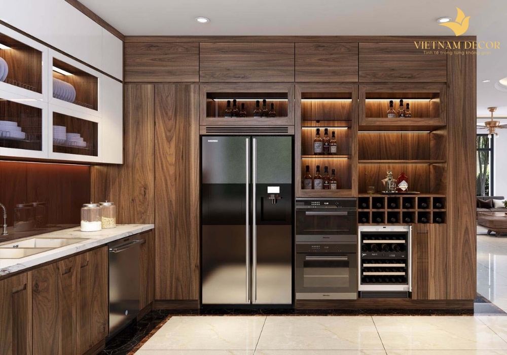 thiết kế nhà bếp đẹp đơn giản