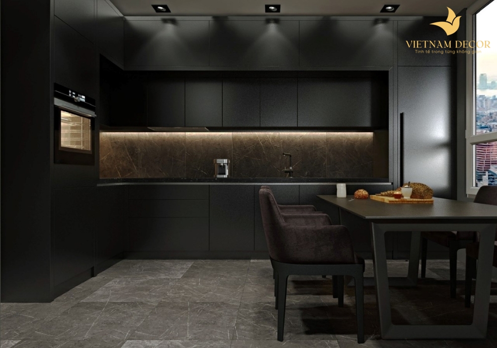 phòng bếp đẹp sang trọng