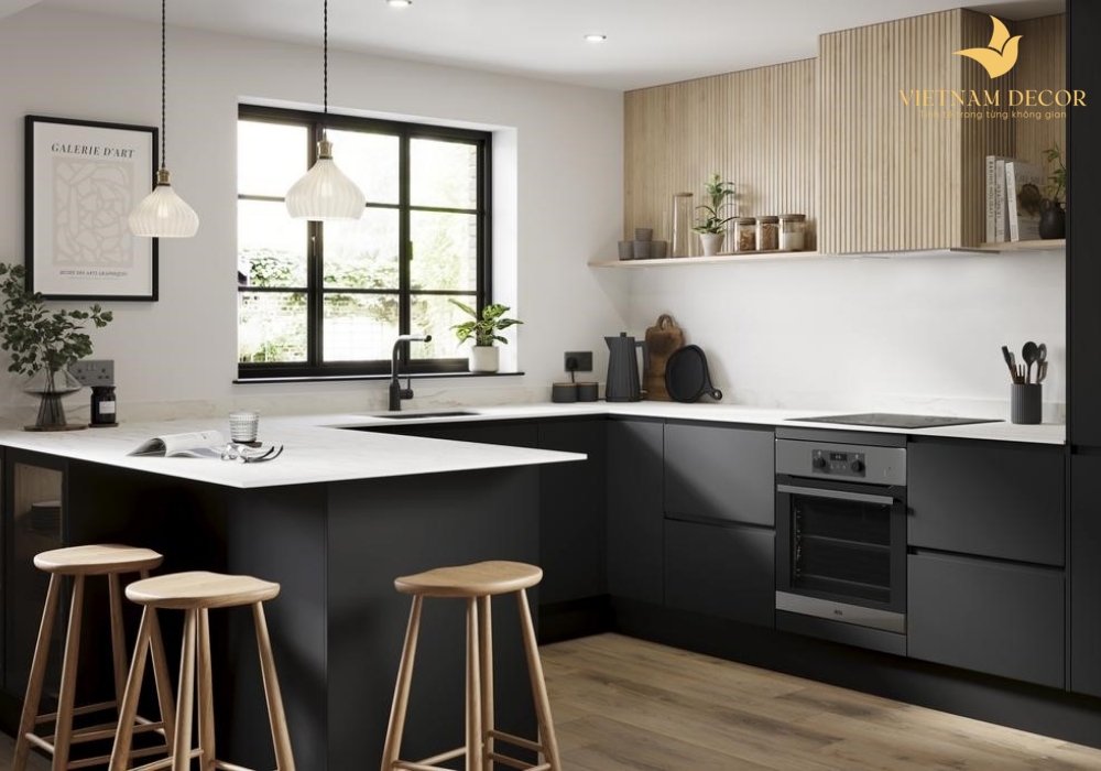 thiết kế phòng bếp