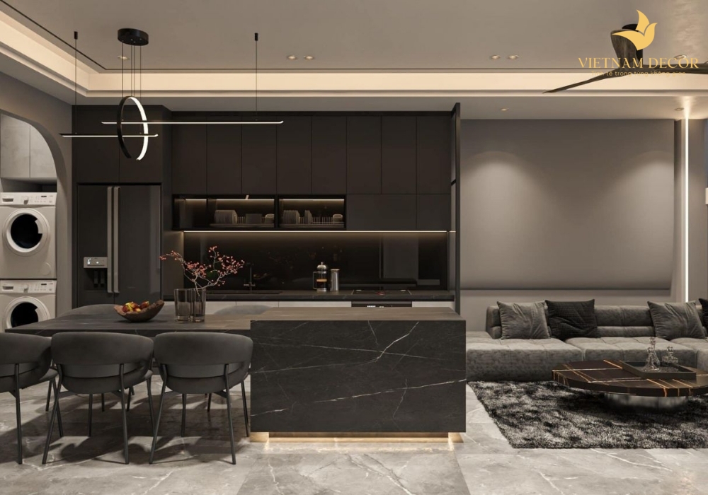 thiết kế bếp hiện đại