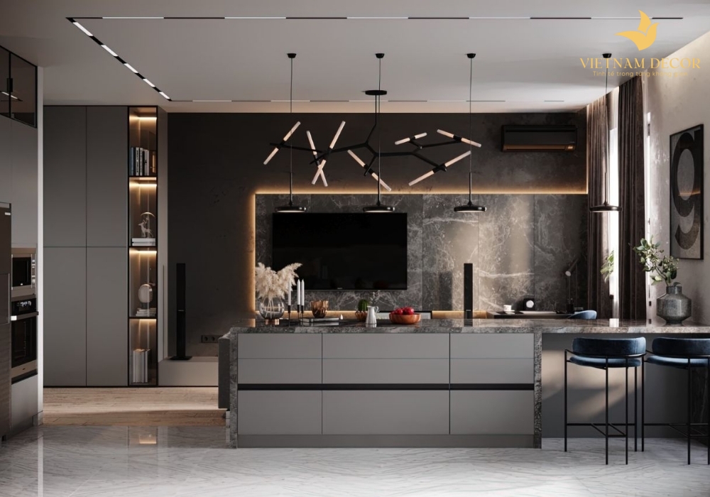 phòng bếp hiện đại