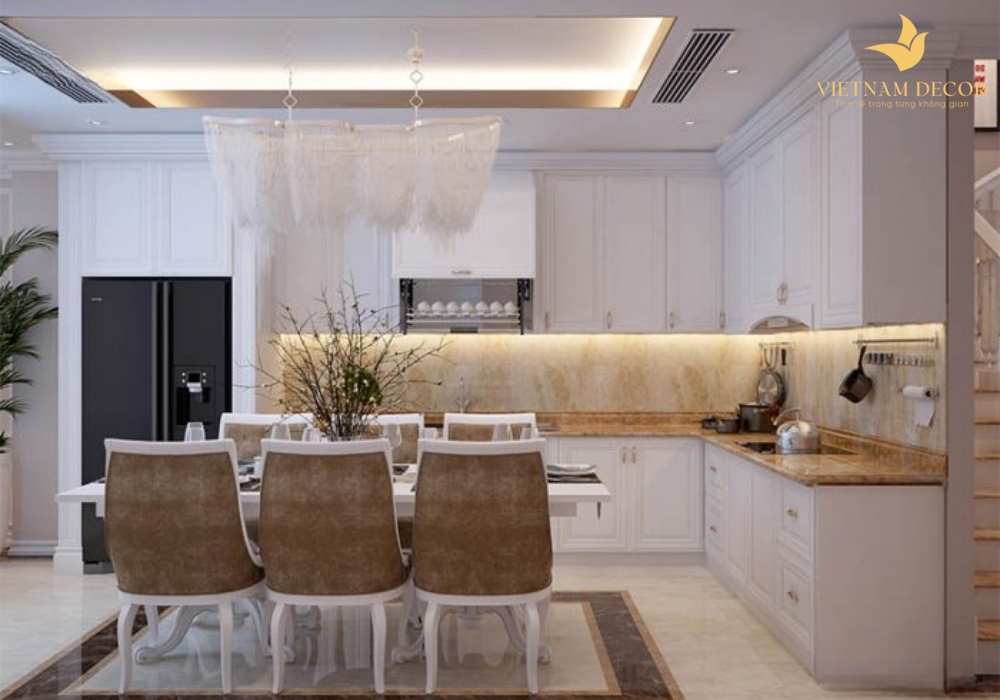 nhà bếp hiện đại đơn giản