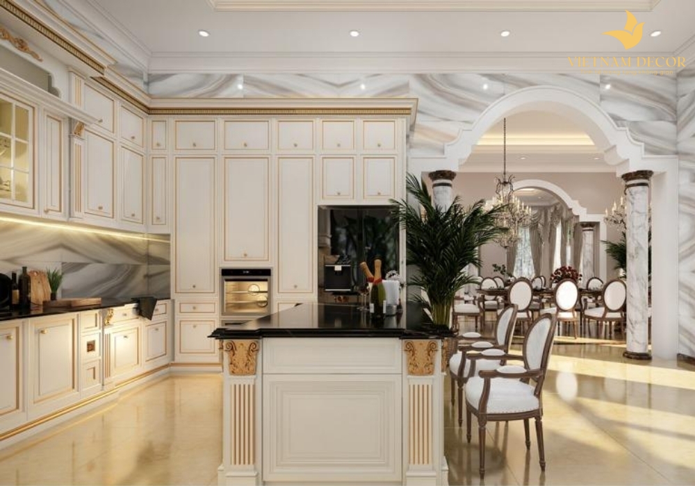 thiết kế phòng bếp đẹp đơn giản