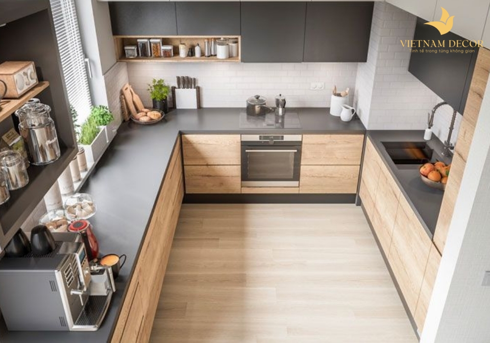 phòng bếp đơn giản