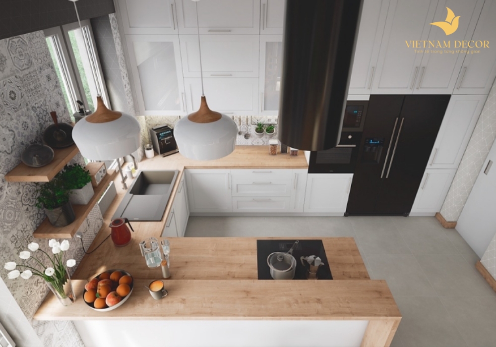 mẫu phòng bếp đẹp đơn giản