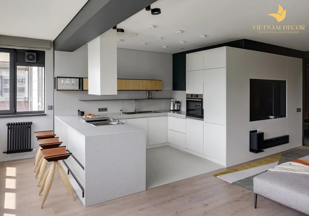 mẫu nhà bếp đẹp đơn giản