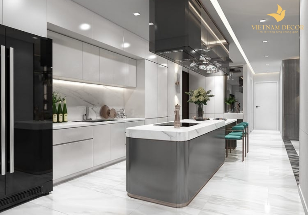 thiết kế nhà bếp hiện đại