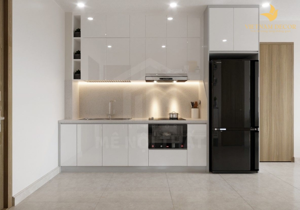 không gian phòng bếp