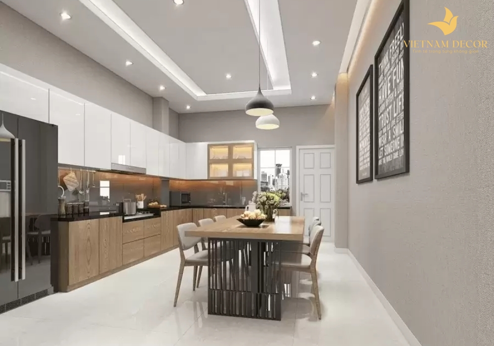 bếp hiện đại đơn giản