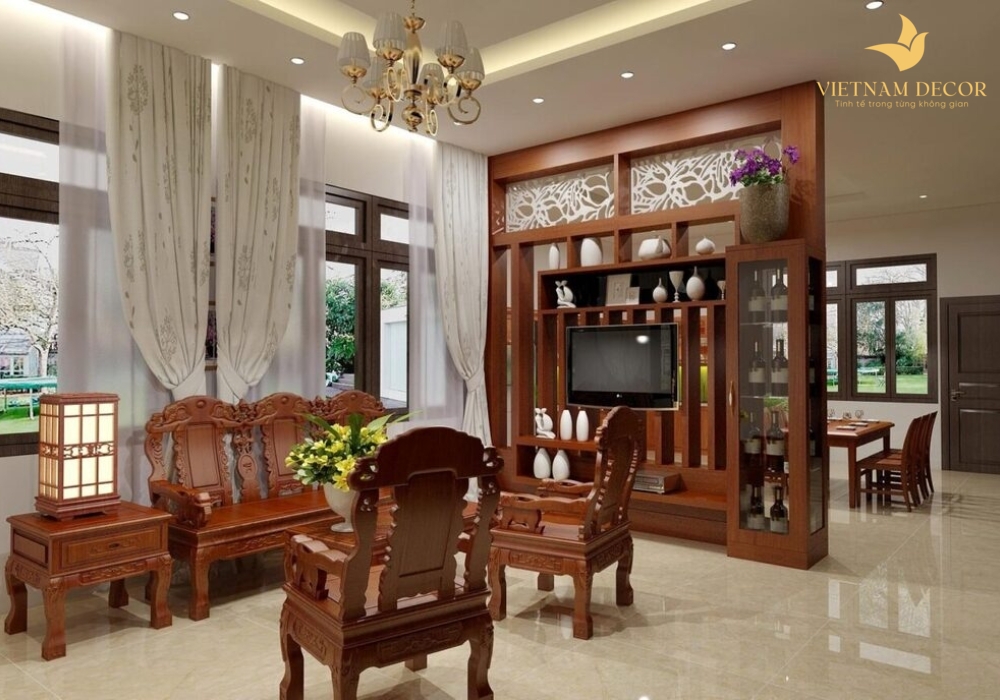 thiết kế phòng khách đẹp sang trọng