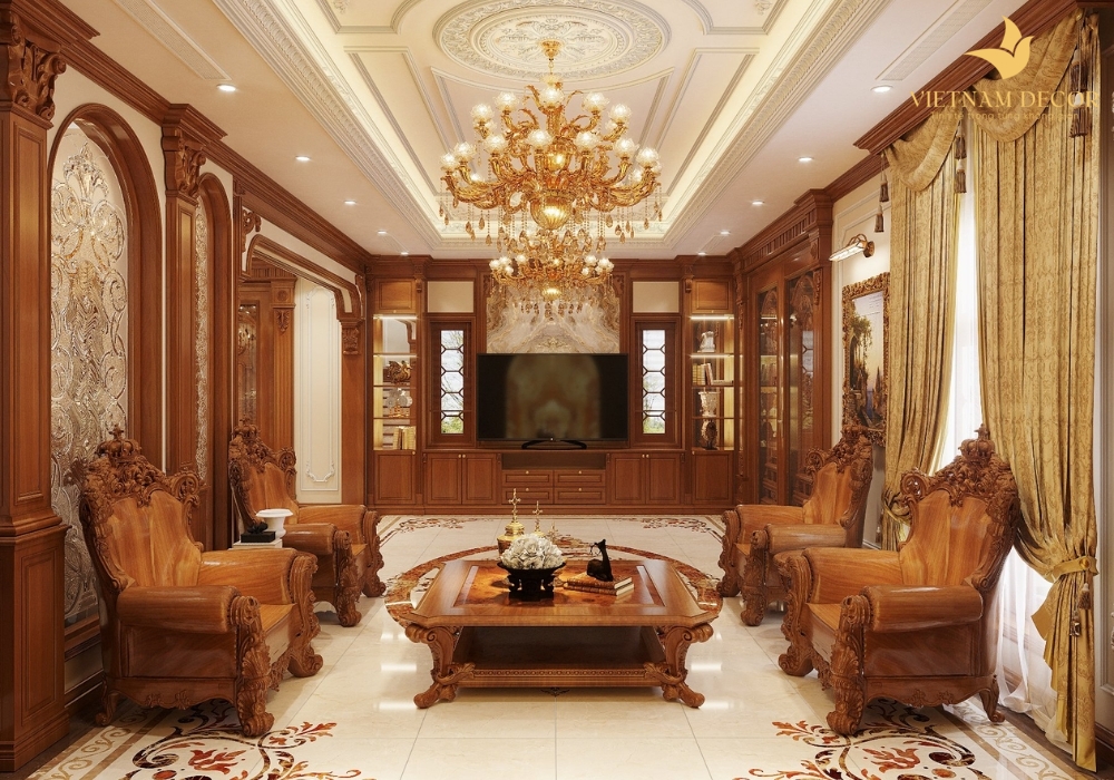 thiết kế phòng khách hiện đại