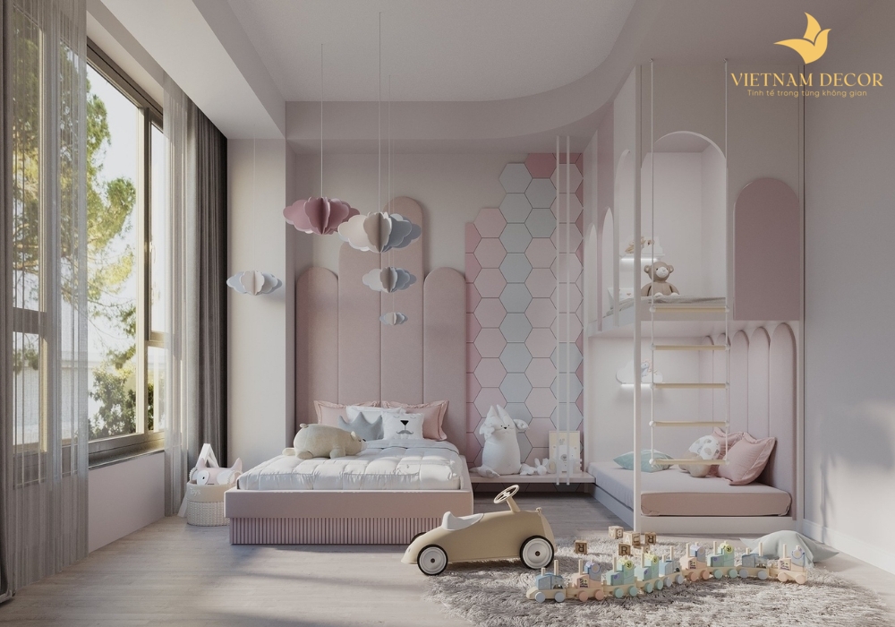 thiết kế phòng ngủ cho bé