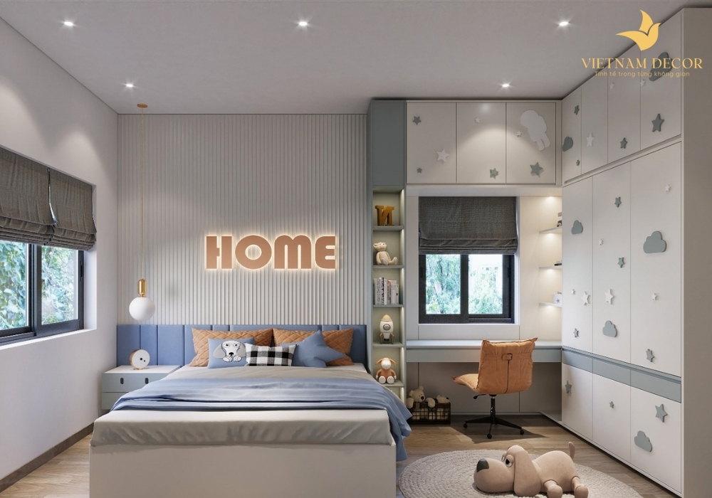 thiết kế phòng ngủ trẻ em