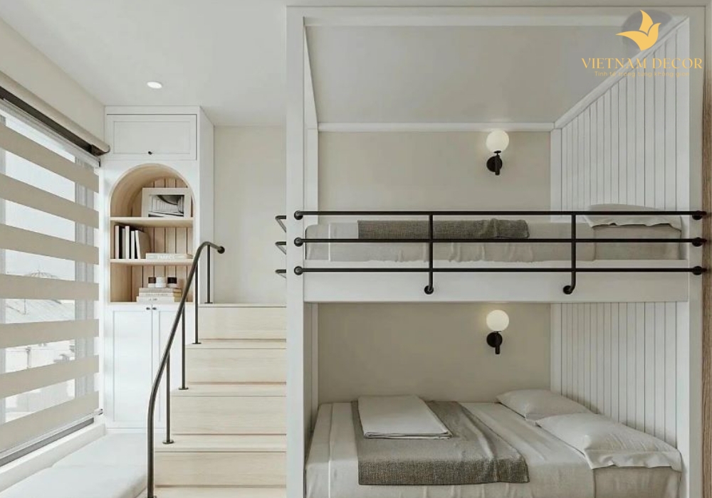 thiết kế phòng ngủ trẻ em 2 tầng