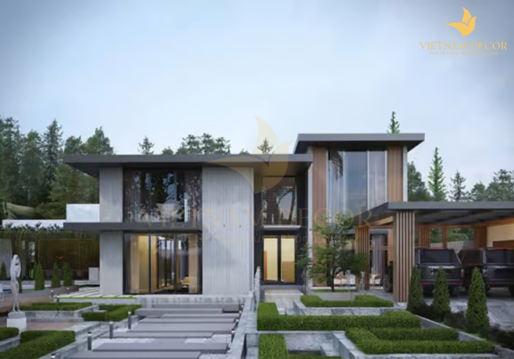 thiết kế thi công biệt thự trọn gói