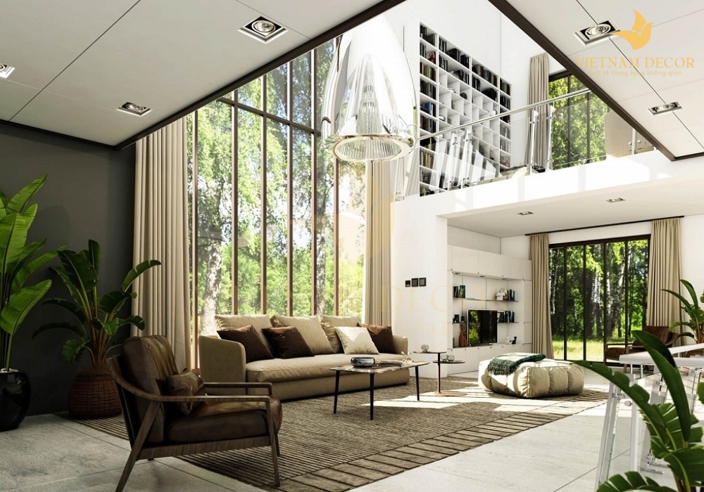 nội thất biệt thự hiện đại siêu sang