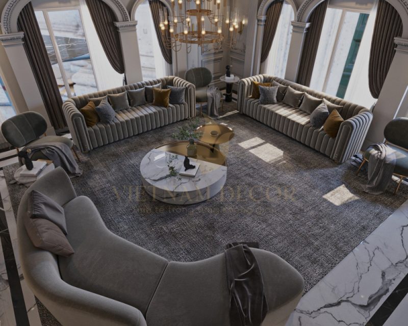 thi công nội thất biệt thự