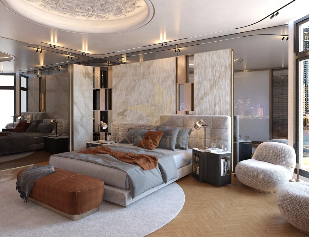 mẫu vách ngăn phòng ngủ bằng nhựa