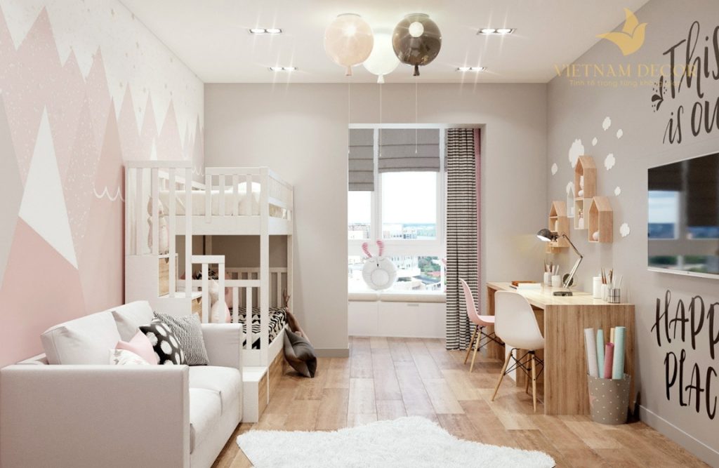 50+ mẫu thiết kế phòng ngủ cho 2 bé ấn tượng, phù hợp nhiều diện tích