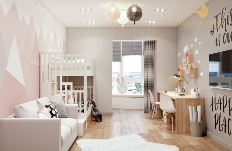 50+ mẫu thiết kế phòng ngủ cho 2 bé ấn tượng, phù hợp nhiều diện tích