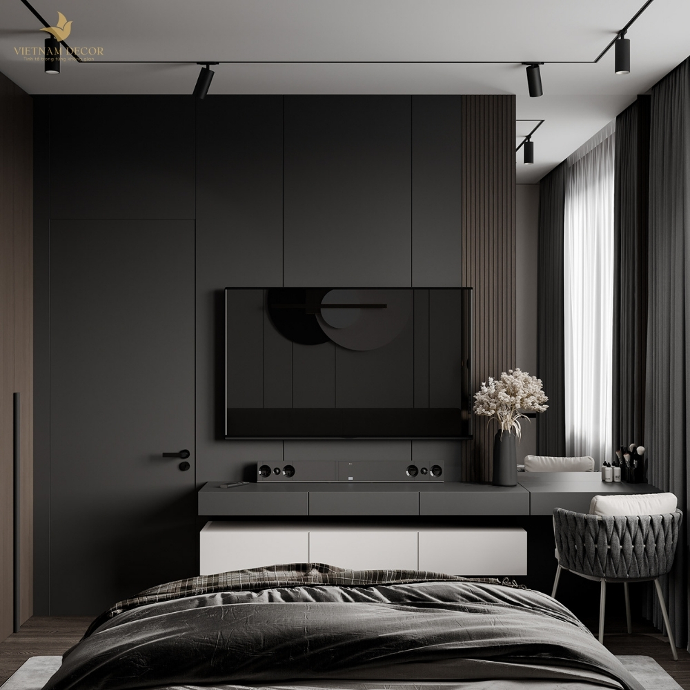 thiết kế phòng ngủ nhỏ 10m2
