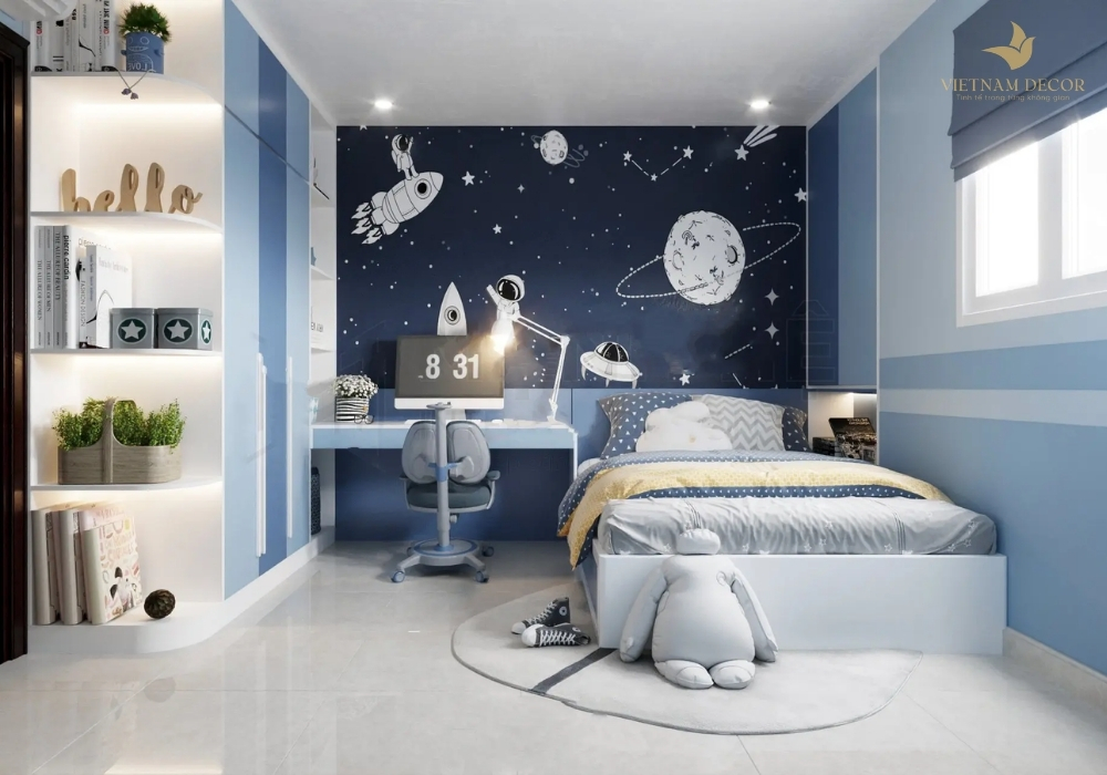 thiết kế phòng ngủ nhỏ 10m2