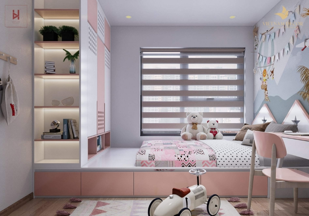 thiết kế phòng ngủ nhỏ 10m2