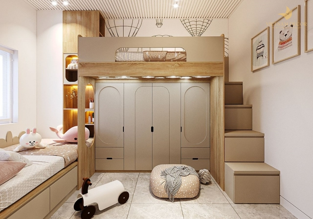 thiết kế phòng ngủ nhỏ 10m2