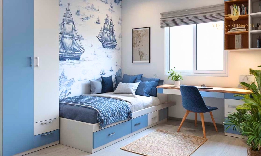 thiết kế phòng ngủ 15m2