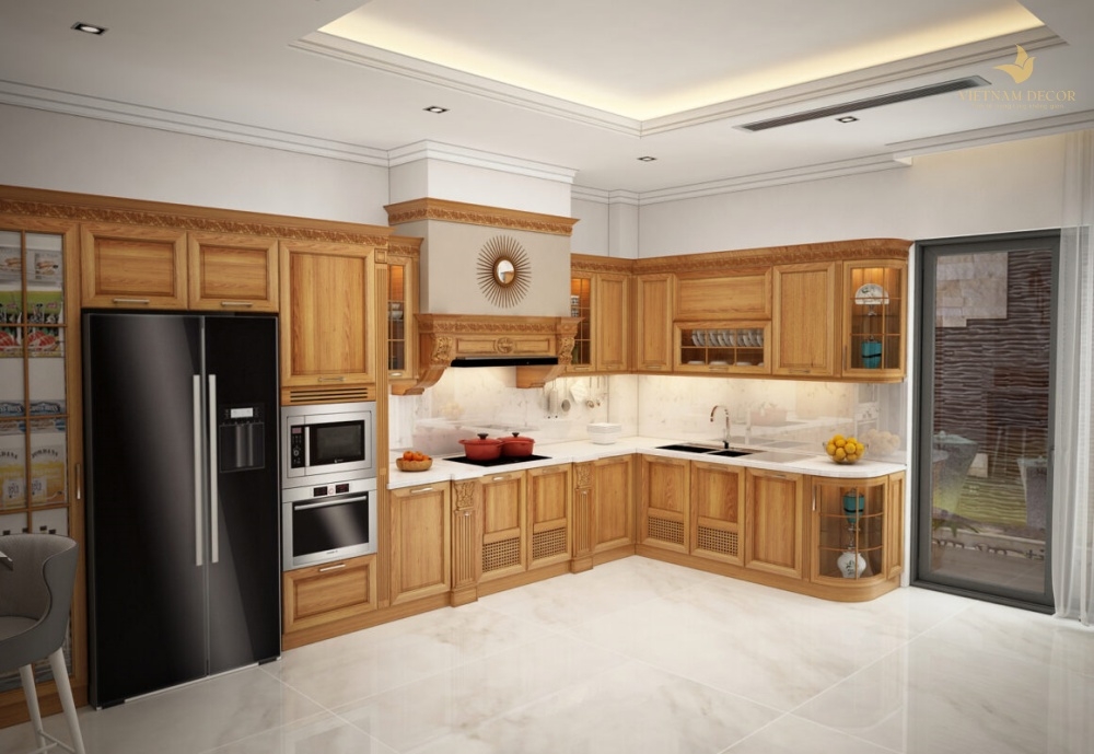 mẫu nhà bếp đẹp ở nông thôn