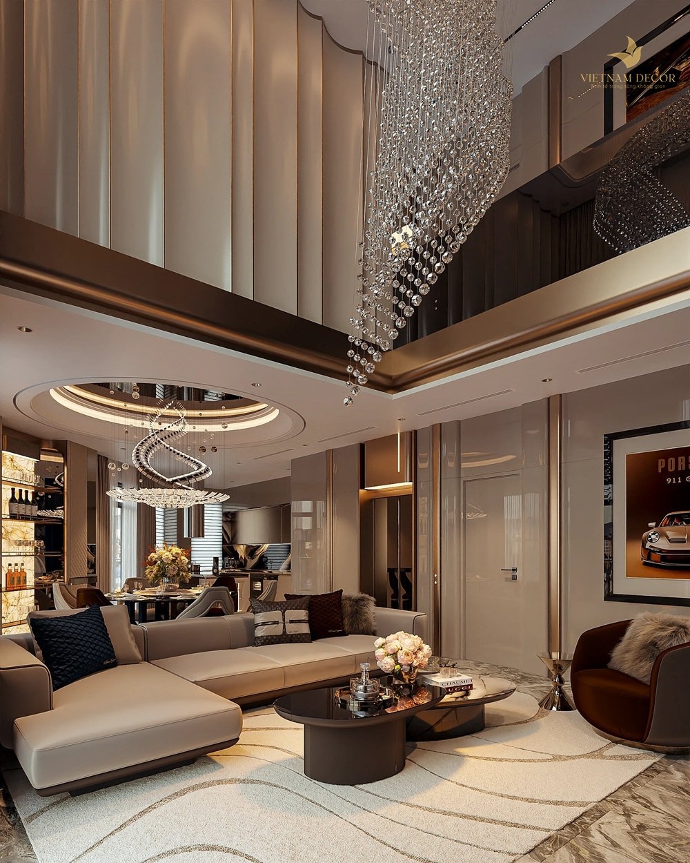 thiết kế nội thất luxury