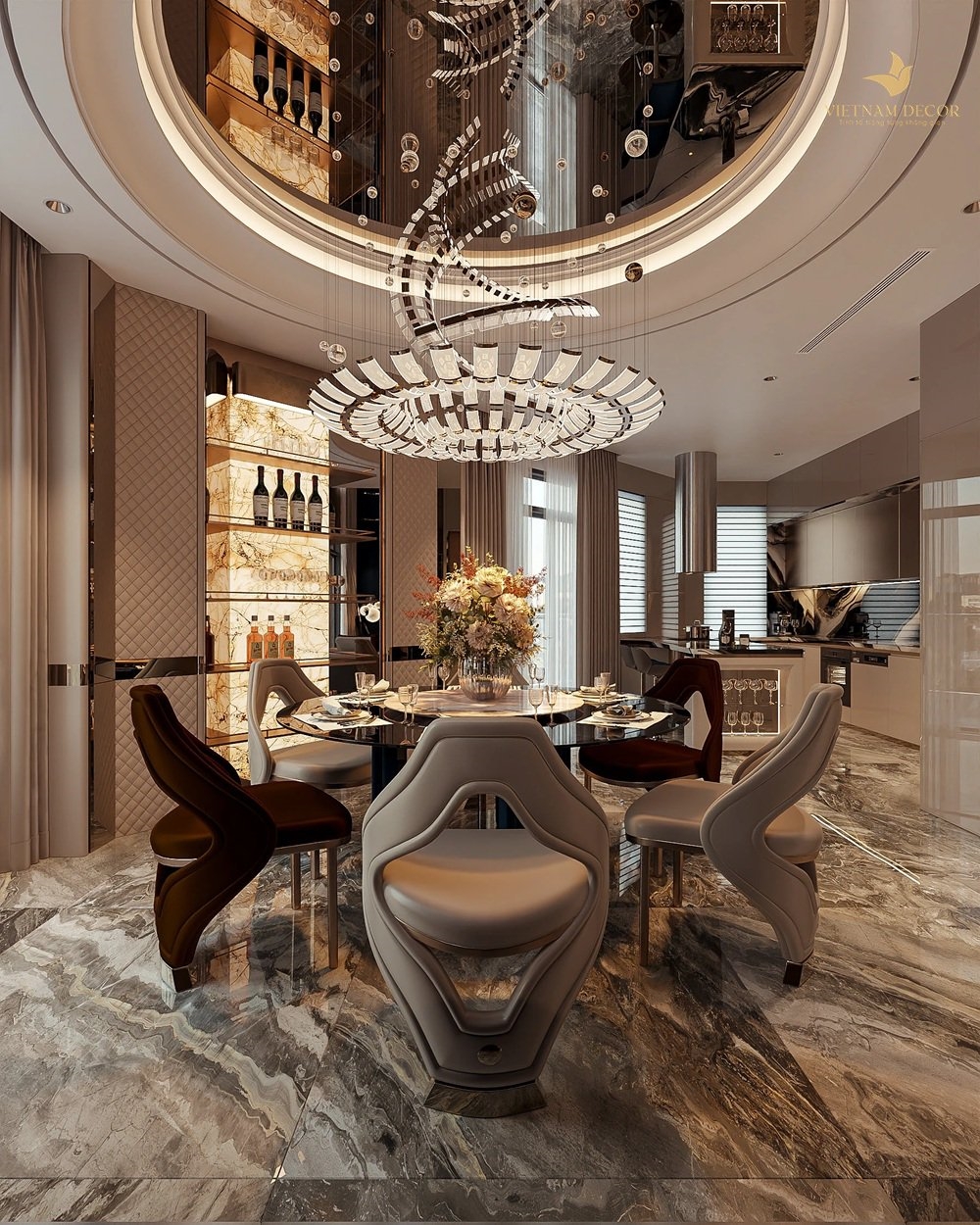 thiết kế nội thất luxury
