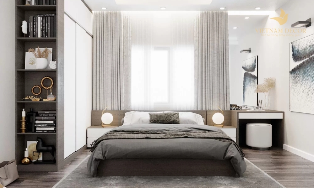 thiết kế phòng ngủ 15m2