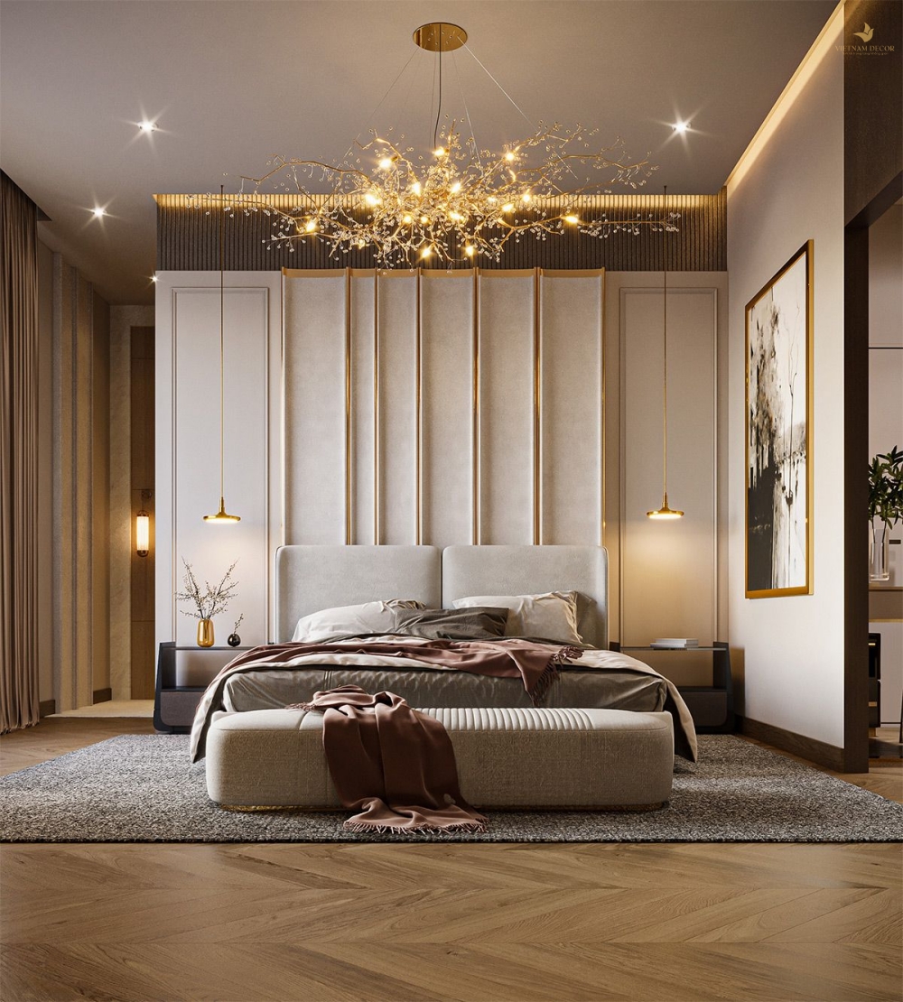phòng ngủ tân cổ điển