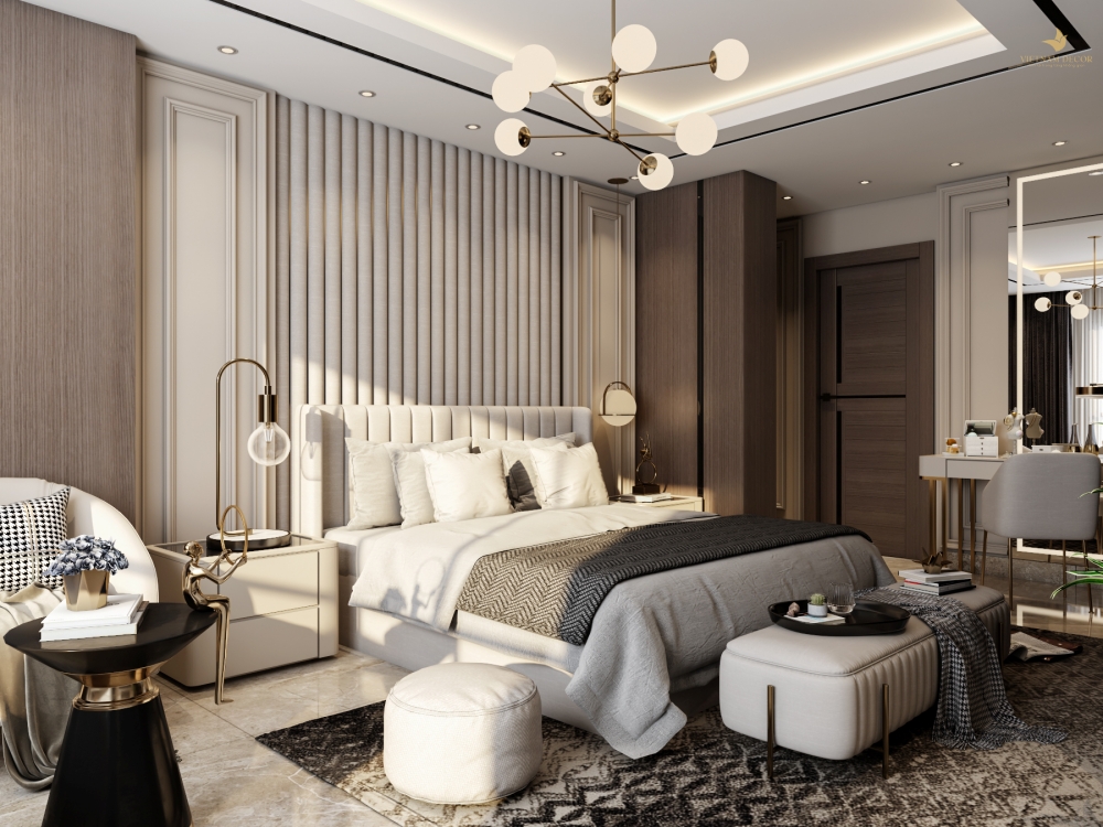 phòng ngủ tân cổ điển