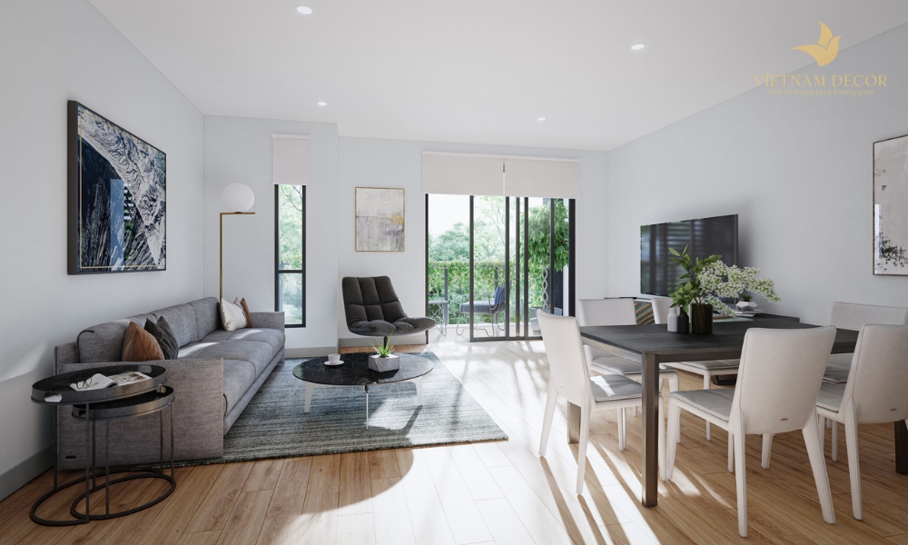 thiết kế nội thất nhà phố