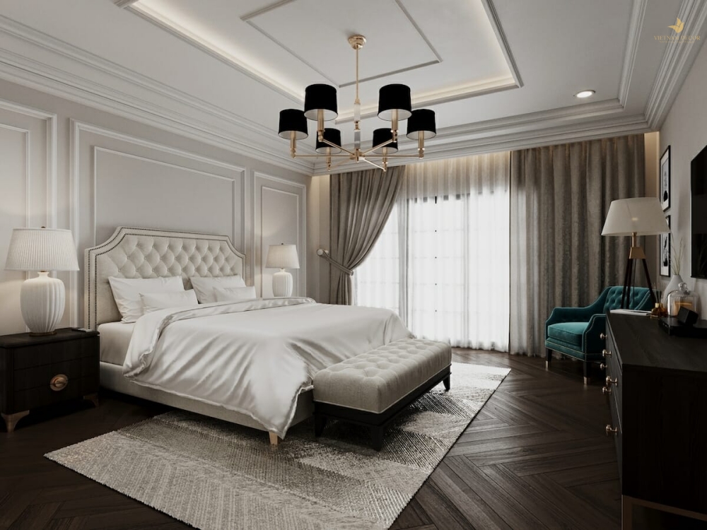 phòng ngủ tân cổ điển