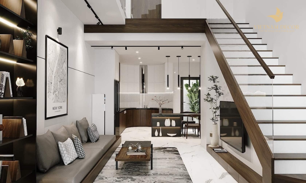 thiết kế nội thất nhà phố