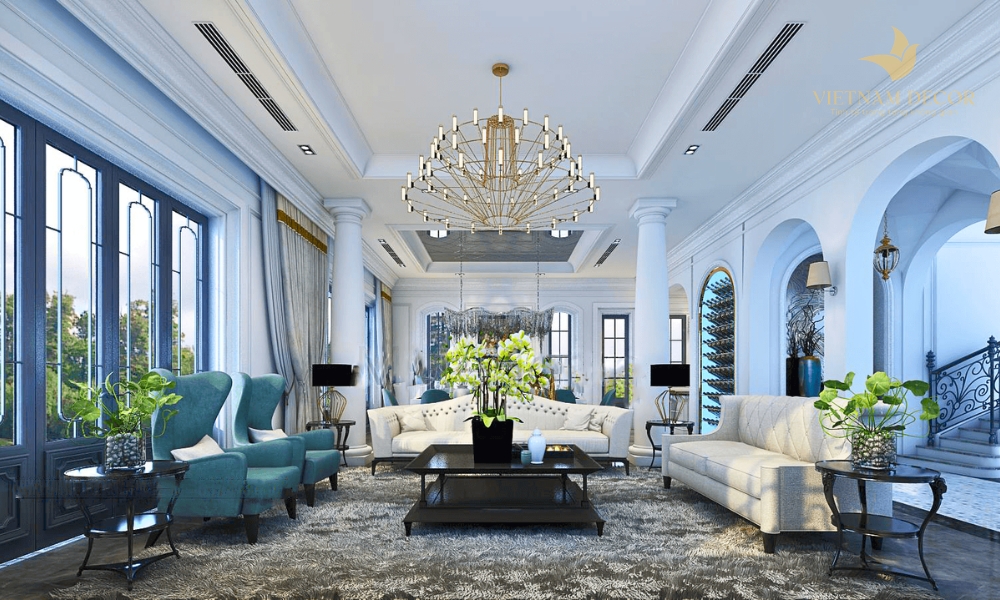 thiết kế nội thất biệt thự